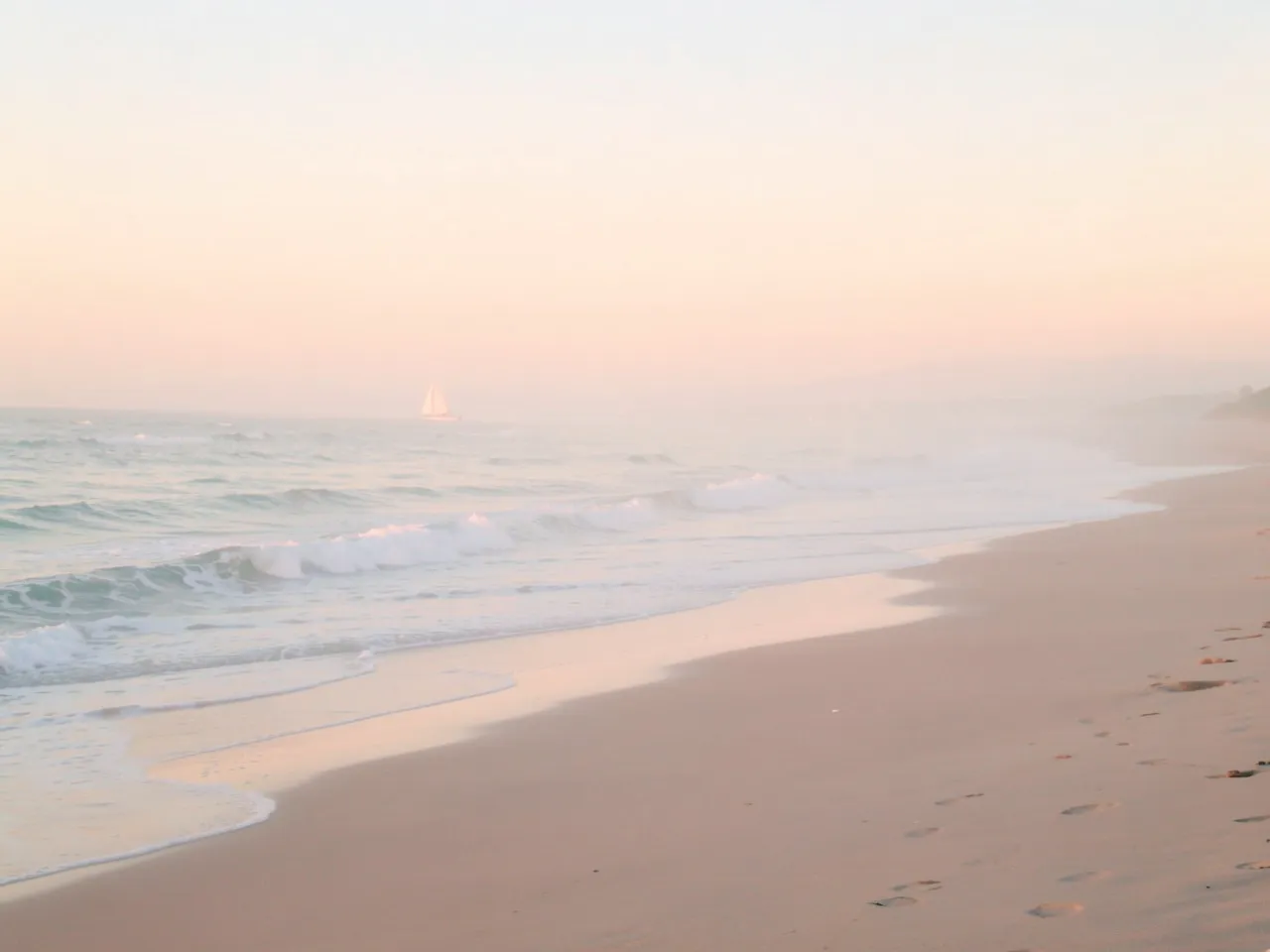 Sereen Landschap met Zachte Golven